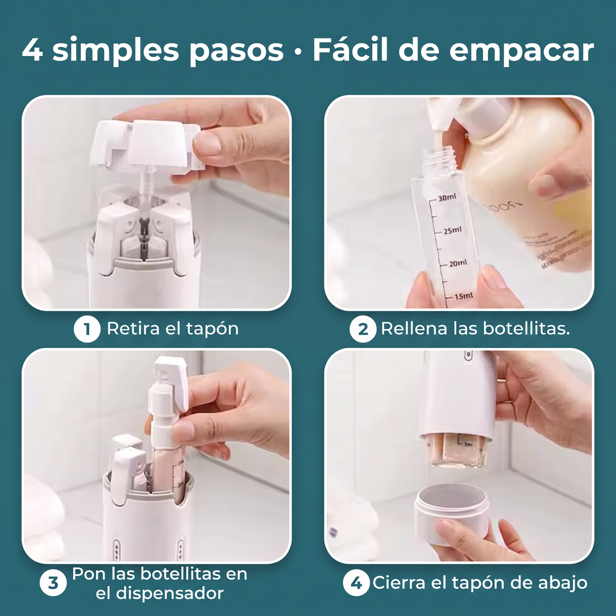 Jabboly™ Dispensador 4 en 1